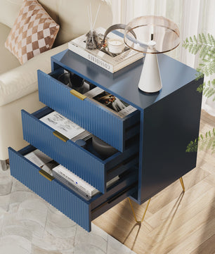Stijlvol Blauw Sideboard met 2 Deuren - Opbergkast voor Woonkamer, Keuken en Hal
