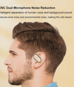 Open-Ear Bluetooth 5.4 Oordopjes met Oorhaak - IPX6 Waterdicht, TWS Draadloos, Hifi Stereo