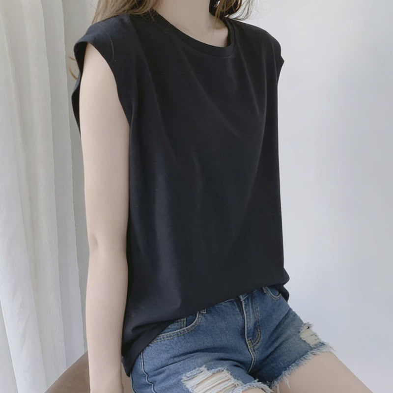 Zomer Tanktop Dames - Mouwloos Basic Vest T-shirt