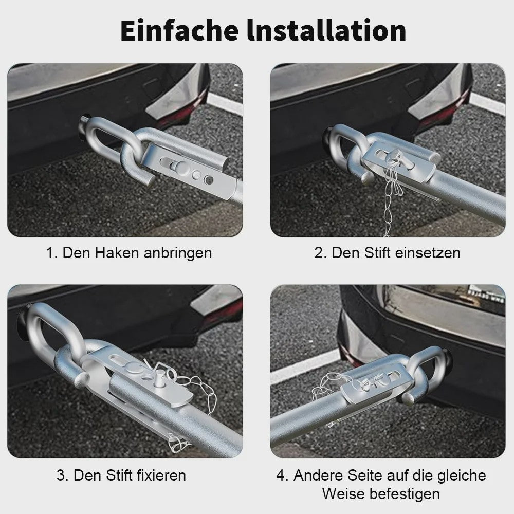 3 Ton Sleepstang met Veerdemper Stabilisator voor Auto, Trailer en SUV