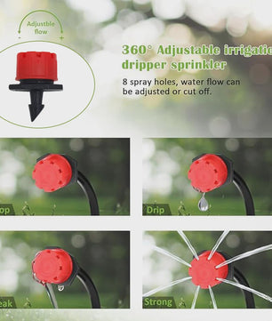 Automatisch Druppelsysteem 20M - Verstelbare Sproeiers voor Tuin & Potten