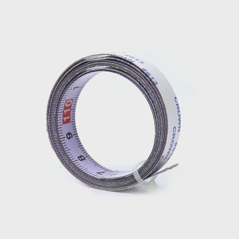 Zelfklevende Rolmaat van Staal - 1M tot 5M - Precisie Meten voor Werkplaats en Huis
