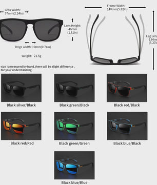 4x Klassieke Gepolariseerde Sport Zonnebril Heren Dames - Lichtgewicht PC Frame UV400