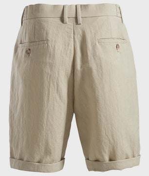 Zomerse Heren Short Pants: Business Casual met Stretch Taille in Old Money Stijl