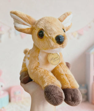 Schattige Herten Knuffel 25cm - Kawaii Pluche Hertje voor Kinderen, Slaapkamer Decoratie & Cadeau