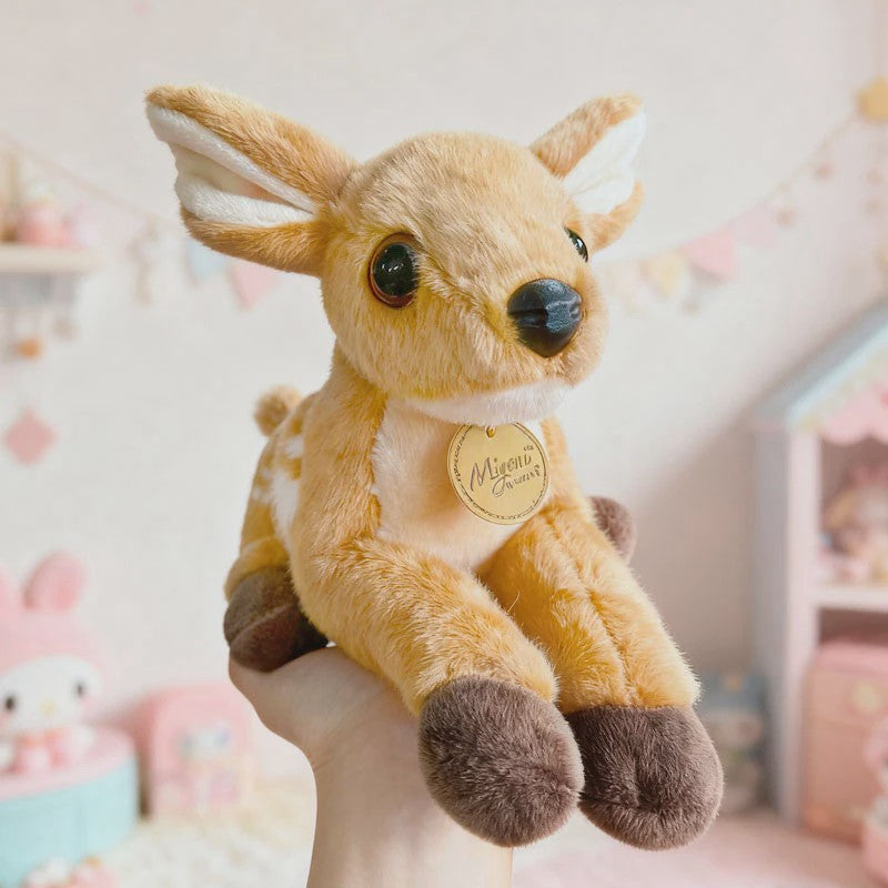 Schattige Herten Knuffel 25cm - Kawaii Pluche Hertje voor Kinderen, Slaapkamer Decoratie & Cadeau