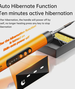 Draagbare Digitale Mini Soldeerbout Set met USB Type-C en Instelbare Temperatuur