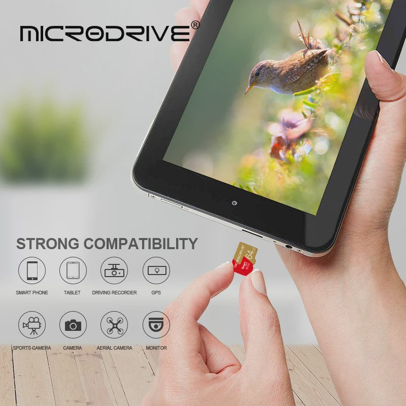 Micro SD Kaart Class 10 - 4GB tot 256GB - Mini TF Kaart voor Smartphone, Camera & meer