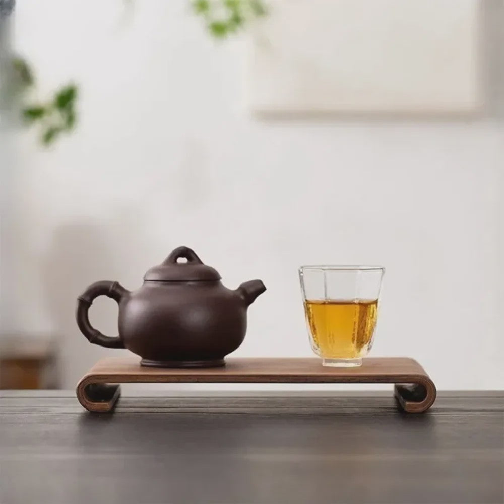 Houten Dienblad Rechthoekig - Decoratief Serveerplateau voor Koffie, Thee & Snacks