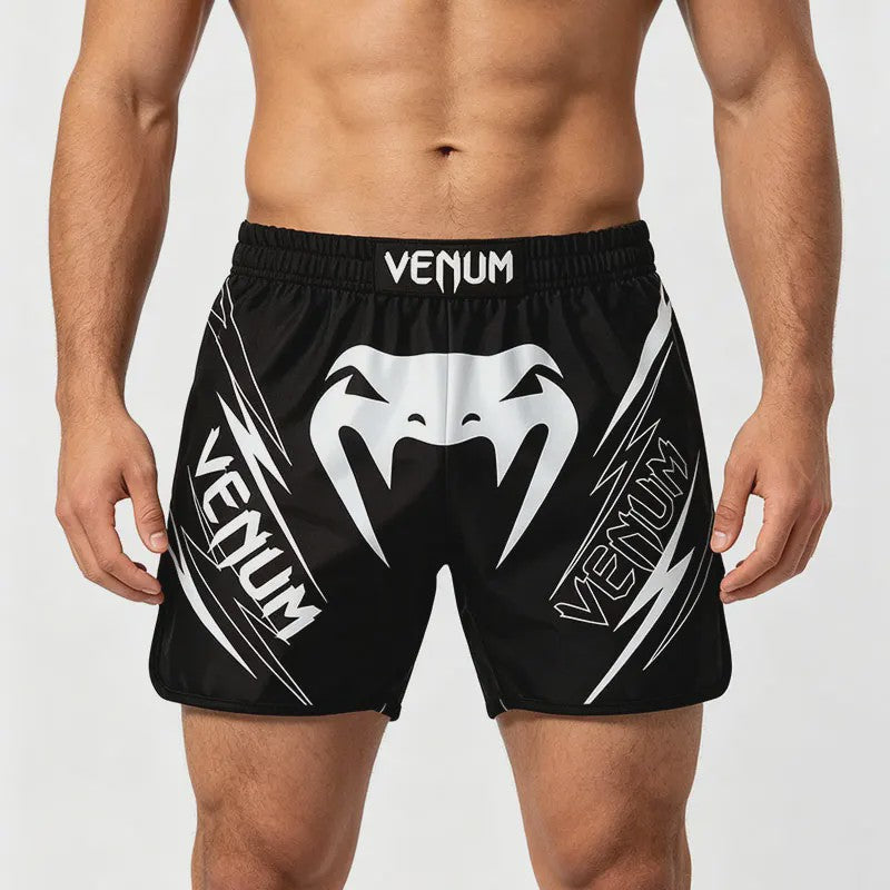 Herensportbroek 3D Print Sneldrogend Ademend MMA Trainingsbroek