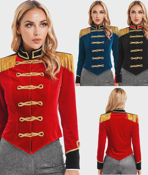 Dames Ringmaster Kostuum Jas - Circus Showman & Leeuwentemmer Cosplay