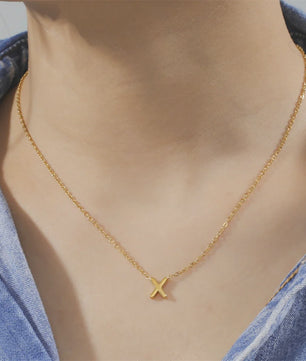 Ketting met Initiaal Letter A-Z - Elegante RVS Hanger Ketting voor Dames