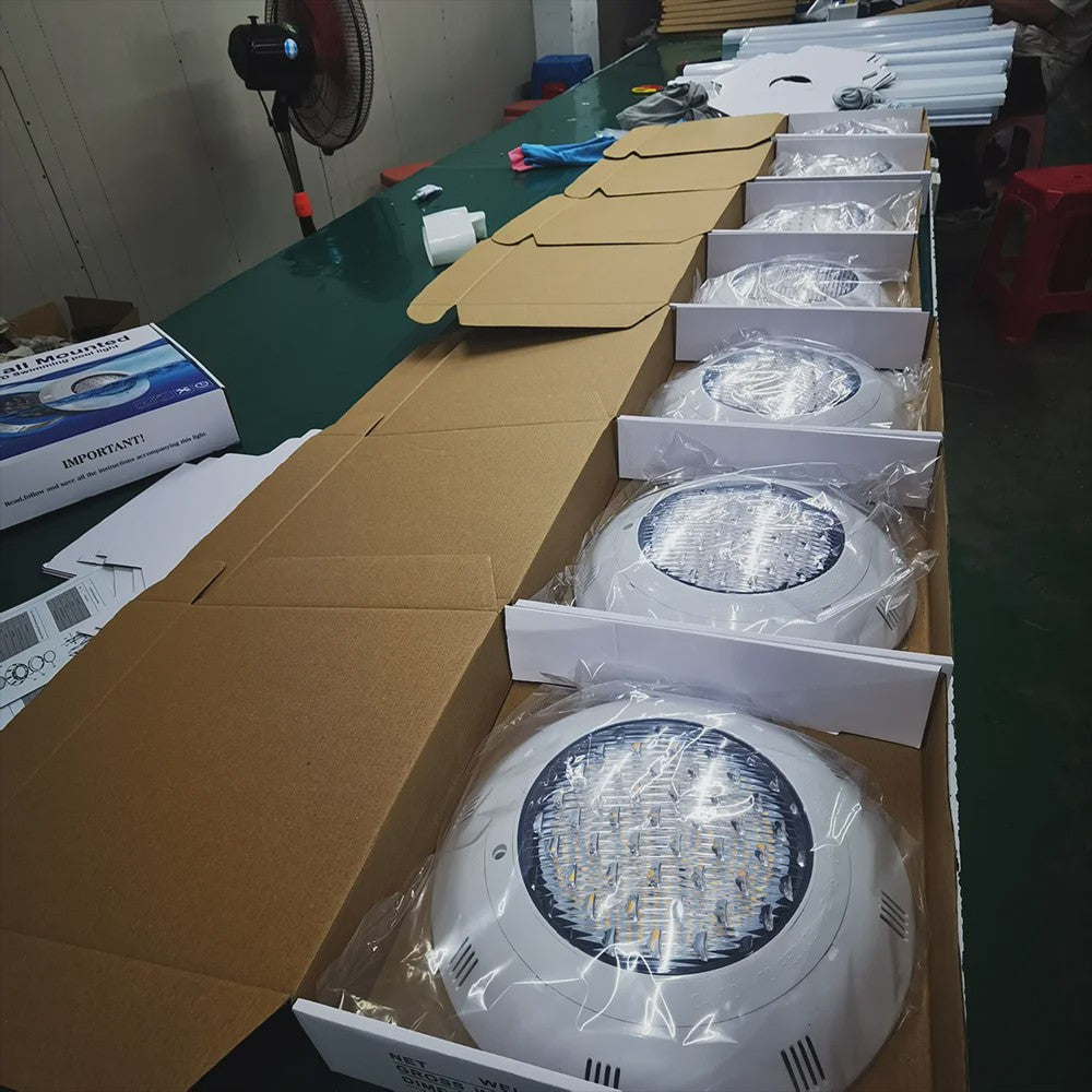 RGB LED Zwembadverlichting - Waterdicht IP68 Wandmontage - Kleurveranderend met Afstandsbediening