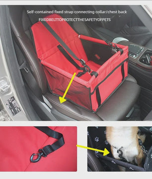 Veilige Hond Auto Stoel Organizer & Reismand - Opvouwbaar & Comfortabel