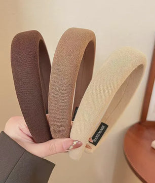 Modieuze Dames Hoofdband - Zachte Sponge Band voor Gezichtswas & Stijl