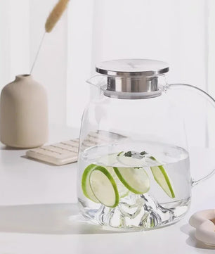 Unieke IJsberg Waterkan 2000ml met 4 IJsberg Glazen 370ml - Creatieve Drinkset