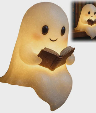 Schattige Halloween Spooklamp - Lezende Geest Decoratie - Batterijverlichting
