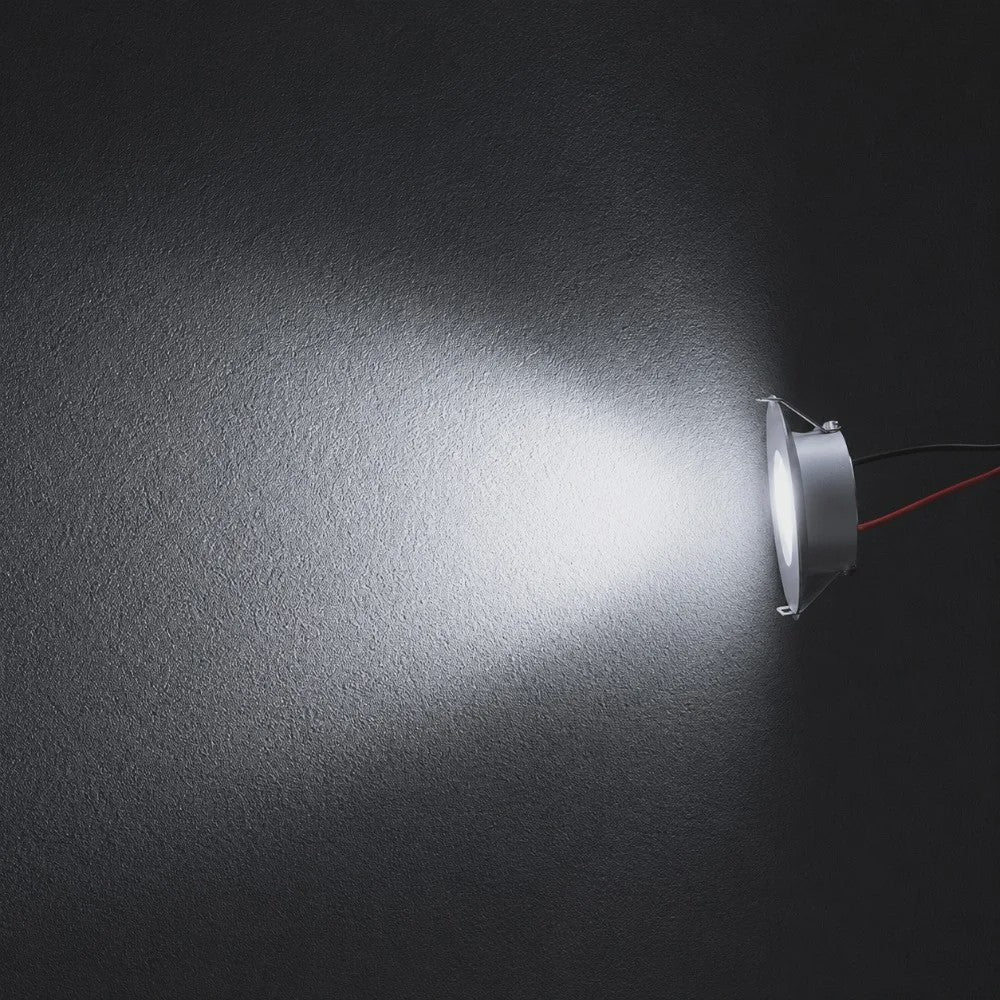 Mini LED Downlight 3W Dimbare Koel Wit 6000K Satin Nickel - SediaXL