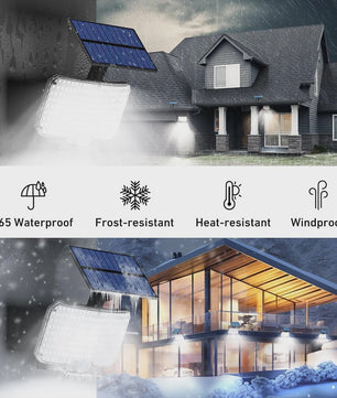 Krachtige Buiten Zonne-energie Lamp met 234 LED's, Bewegingssensor, Afstandsbediening en IP65 Waterdichtheid