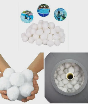 Lichtgewicht Filterballen voor Zwembadreiniging - Duurzaam & Eco-vriendelijk