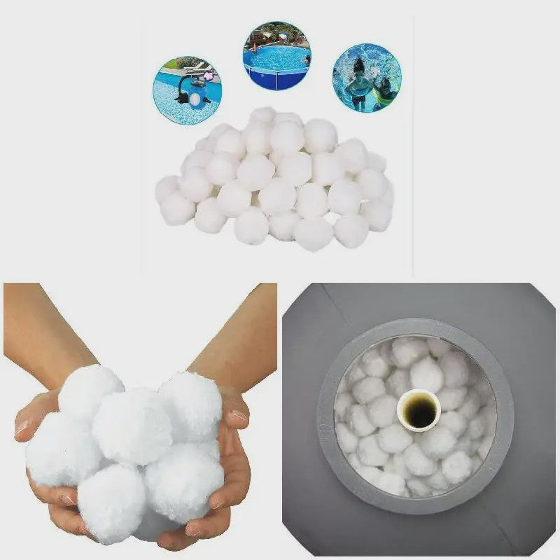 Lichtgewicht Filterballen voor Zwembadreiniging - Duurzaam & Eco-vriendelijk