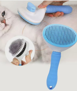 Zelfreinigende Honden- en Kattenborstel – Efficiënte Haarverwijderaar voor Verzorging