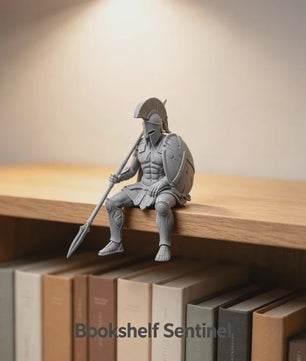 Spartaanse Krijger Zittende Figuur - 3D Geprint Decoratiebeeldje