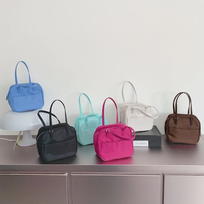 Stijlvolle Nylon Boston Bag - Lichtgewicht Schoudertas & Crossbody Tas voor Dames