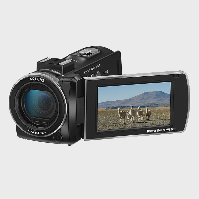 ORDRO Z36 4K Videocamera met 18x Digitale Zoom, Nachtzicht & 64MP - Vintage Vlog Camera