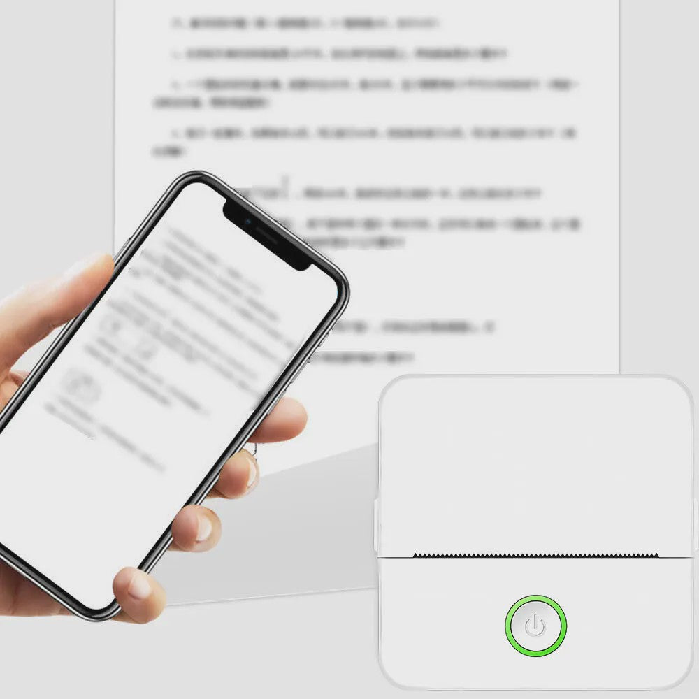 Mini Thermische Printer - Draagbaar, Bluetooth, voor Foto's & Labels