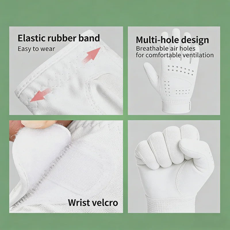 Professionele Golfhandschoen Heren Links - Zacht, Ademend & Anti-slip