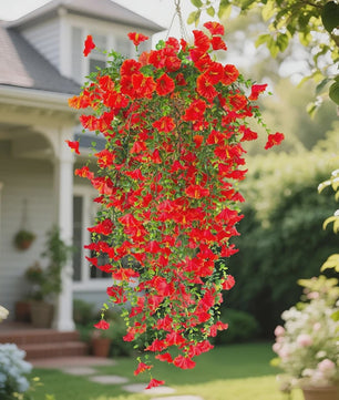 Hangende Kunstbloemen Slanke Winde (Ochtendgloren) - Decoratie voor Huis, Tuin & Feesten