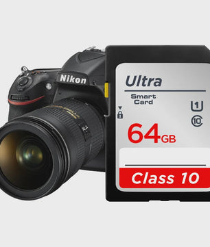Snelle SD Kaart 16GB t/m 256GB - Class 10 V10 Geheugenkaart voor Camera