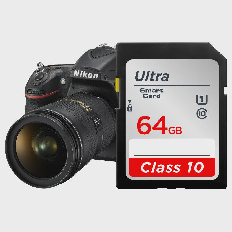 Snelle SD Kaart 16GB t/m 256GB - Class 10 V10 Geheugenkaart voor Camera