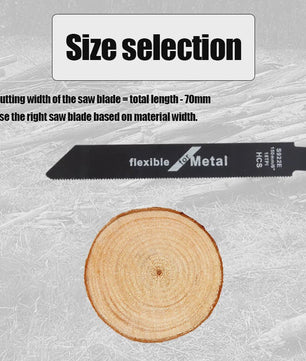 Reciprozaagbladen Set (5/10 Stuks) HCS - Voor Hout, Metaal & PVC - 15/20cm