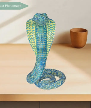 Levensechte Cobra Model Figuur - Hars Ornament voor Kinderen & Decoratie
