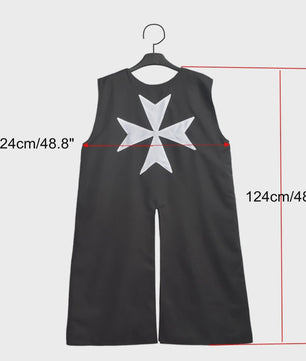 Middeleeuwse Tunic Kostuum voor Heren - Viking, Tempelier & Ridder Outfit