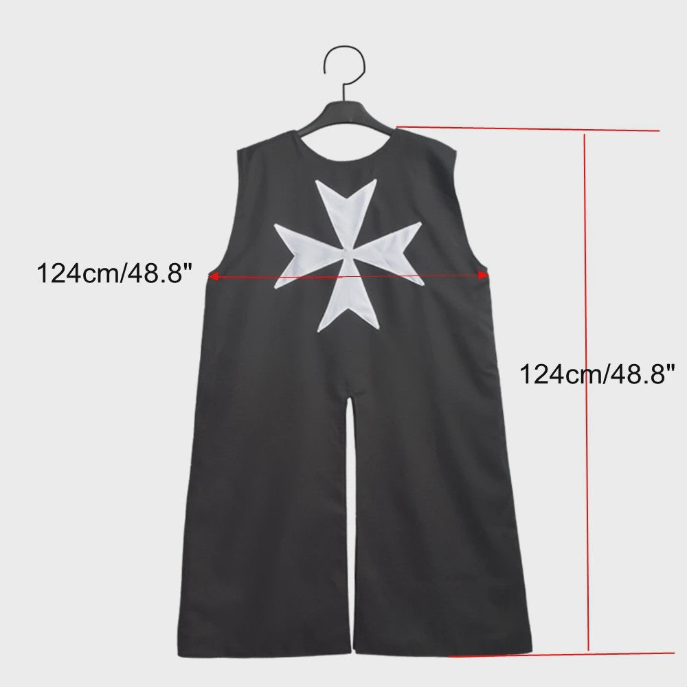 Middeleeuwse Tunic Kostuum voor Heren - Viking, Tempelier & Ridder Outfit
