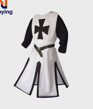 Middeleeuwse Kruisvaarder Tuniek met Riem - Renaissance & Cosplay Kostuum
