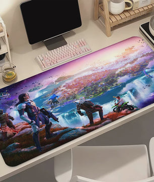 Gaming XL Muismat - Fortnite & Anime Designs - Waterdicht & Ultra Glad Bureau Accessoire