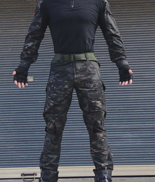 Tactisch Camouflage Uniform Set: Combat Shirt & Broek voor Outdoor, Airsoft, Jacht & Training
