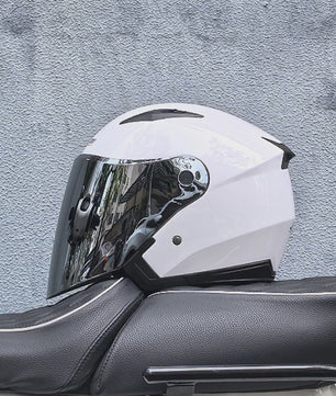 Motorhelm Heren Dames Universeel Vier Seizoenen Dubbel Vizier