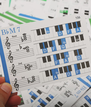 Piano Akkoorden Flashcards - Leer Muziek & Akkoorden Snel en Makkelijk