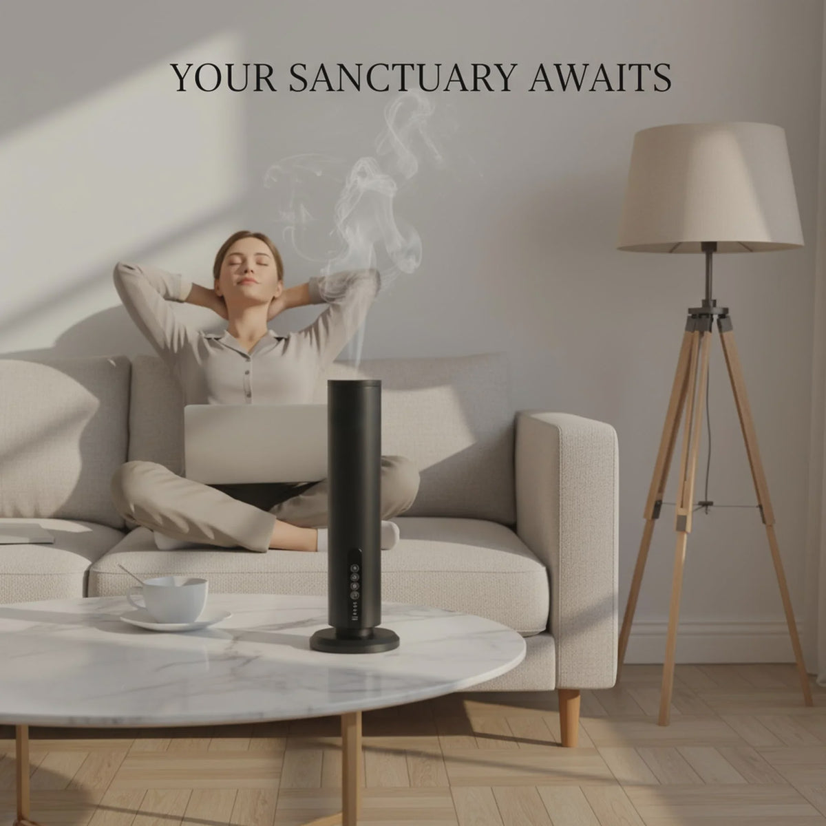 Draadloze Etherische Olie Diffuser met Bluetooth & Oplaadbaar - Koude Lucht Aromatherapie