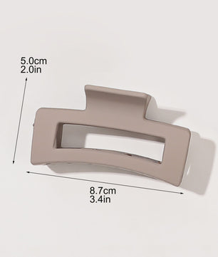 7x Matte Vierkante Haarklemmen voor Dames - Medium Maat, Sterke Grip voor Dik & Dun Haar