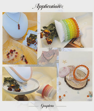 24 Kleuren 8mm Kristal Kralen Set voor Sieraden Maken - DIY Armbanden & Kettingen