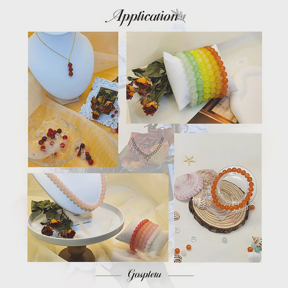 24 Kleuren 8mm Kristal Kralen Set voor Sieraden Maken - DIY Armbanden & Kettingen