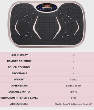 Krachtige Vibratieplaat voor Full Body Training - Vetverbranding & Spieropbouw