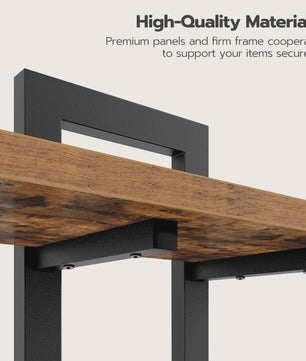 Zwevende Wandplanken Set van 2 - Decoratieve en Functionele Opbergplanken voor Woonkamer, Slaapkamer en Keuken