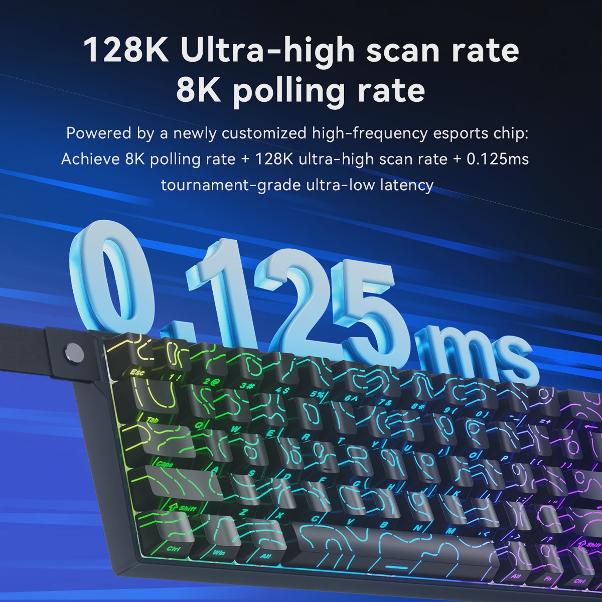Ajazz AK680 V2 Gaming Toetsenbord: Magnetische Switches, 8K Polling Rate & RGB